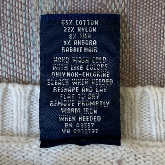 High Sierra Ivory Button Neck Sweater - Picture 3 of 4